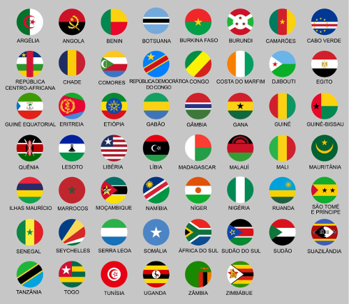 Paises Da Africa Lista Capitais Regioes Mapa Brasil Escola