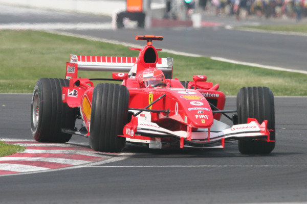 O heptacampeão Michael Schumacher, no GP do Canadá de 2005 [6]