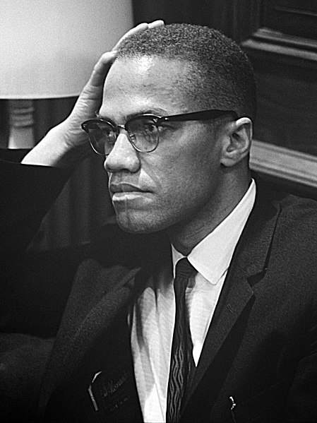 Malcolm X foi um dos líderes do movimento negro nos Estados Unidos.