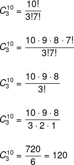 COMBINAÇÃO SIMPLES, ANÁLISE COMBINATÓRIA