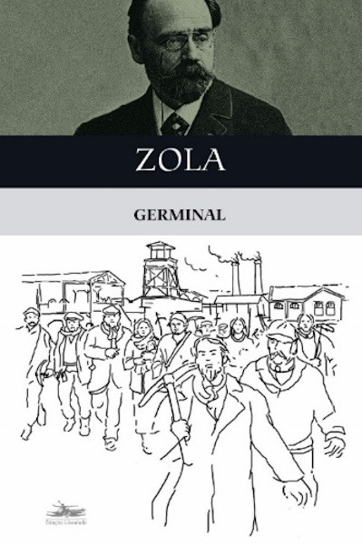 Capa do livro Germinal, de Émile Zola, publicado pela editora Estação Liberdade.[1]
