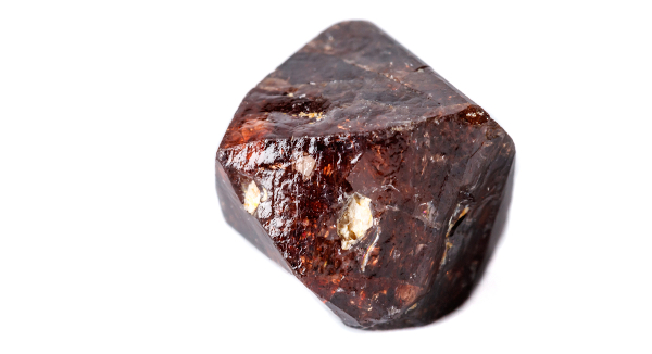  Zirconita (ou zircão), principal fonte mineral de zircônio.