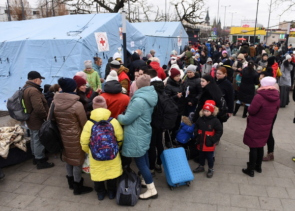 Refugiados no leste da Ucrânia 