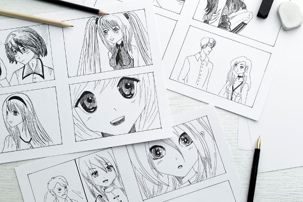 Desenhos de mangá