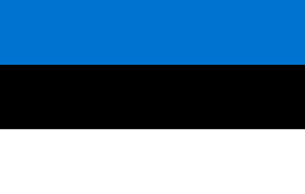 Bandeira da Estônia.