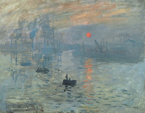 “Impressão, nascer do sol”, de Claude Monet