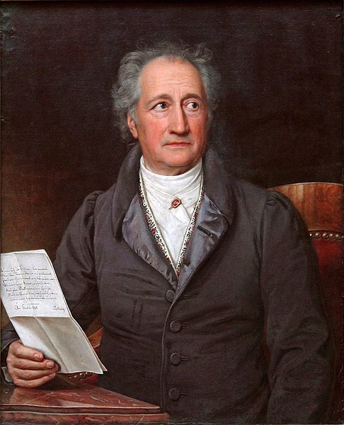 Goethe, retratado por Karl Joseph Stieler (1770-1858).