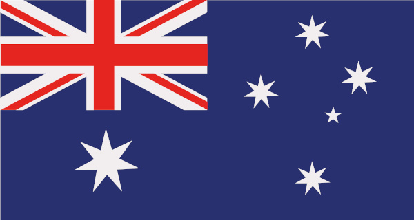 Bandeira da Austrália.