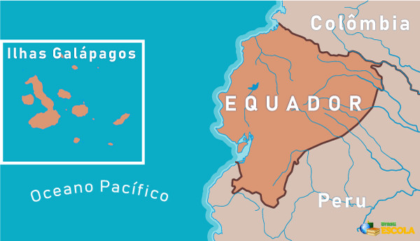 Mapa do Equador