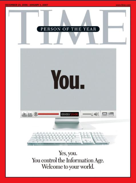 YouTube na capa da Time Magazine
