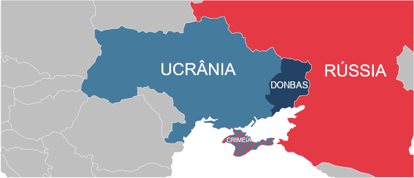 Nova Geografia on X: Mapa - Áreas em disputa no Leste da Ucrânia.    / X