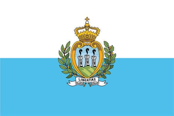 Bandeira de San Marino.