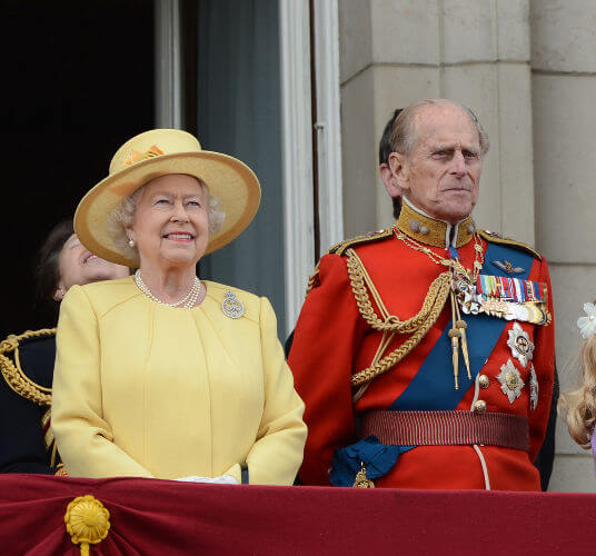 Rainha Elizabeth II e Príncipe Phillip.