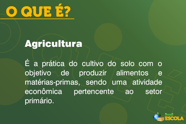 O que é agricultura? - Brasil Escola