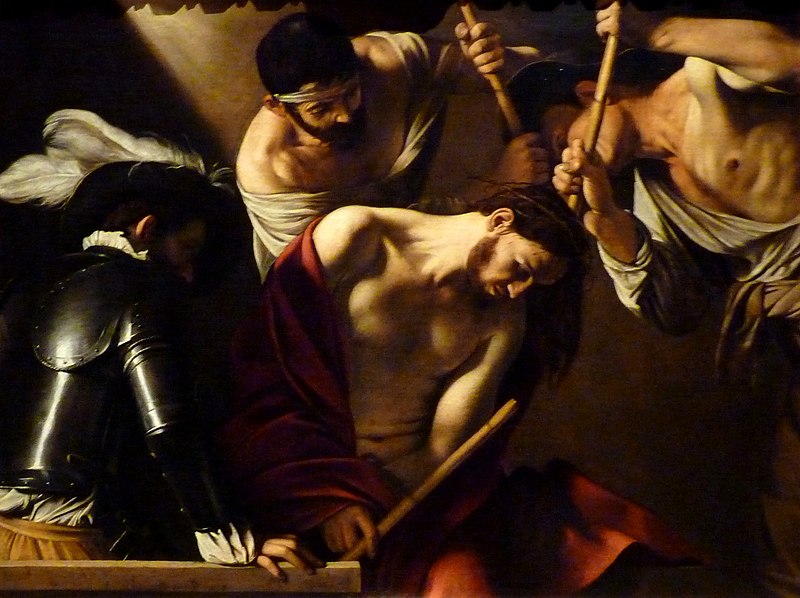Coroação com espinhos, de Caravaggio (1571-1610).
