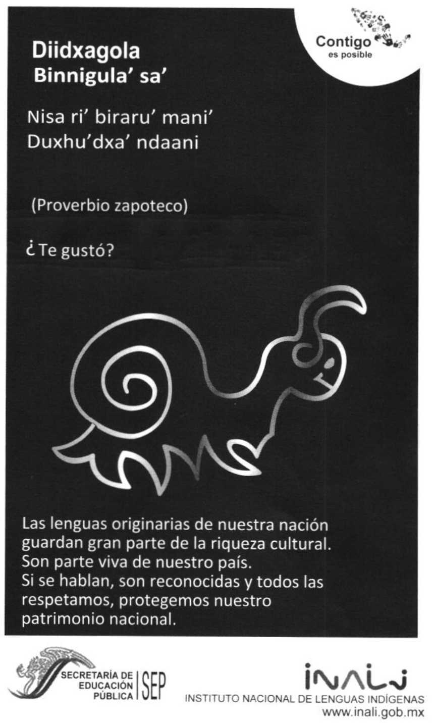 Cartaz sobre as línguas indígenas em uma questão sobre práticas educativas presente na prova de espanhol do Enem 2022.