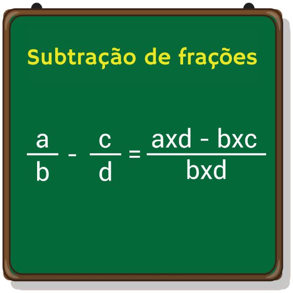 Subtração de Frações sem mmc #fracao #matematica #giscomgiz #tikedutok