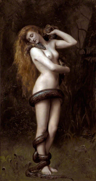 Pintura de 1887 representando Lilith.