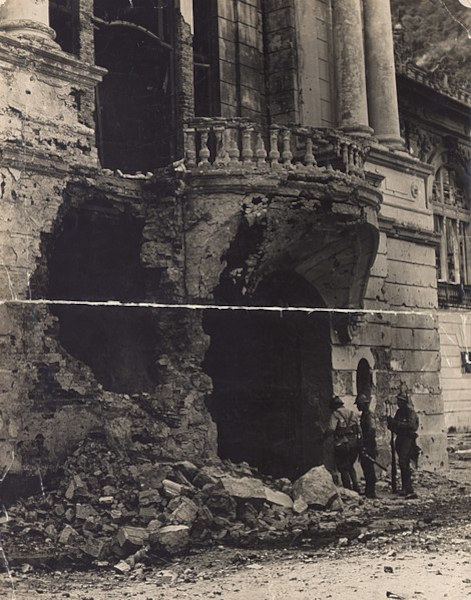 Edifício destruído durante a Intentona Comunista.