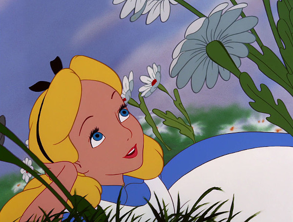 Alice no país das maravilhas em animação, um dos livros que viraram filmes.