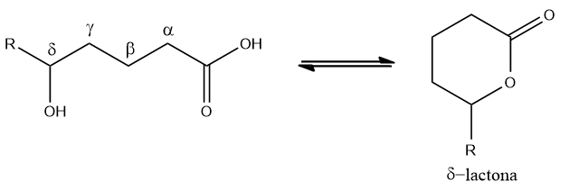 Síntese de uma lactona via esterificação intramolecular.