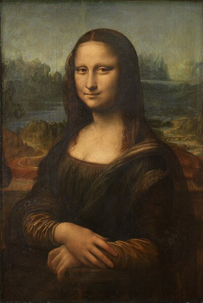 “Mona Lisa”, obra mais famosa do Leonardo da Vinci.