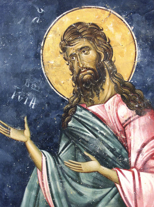 Pintura representando São João, celebrado no dia 24 de junho, durante a Festa Junina.