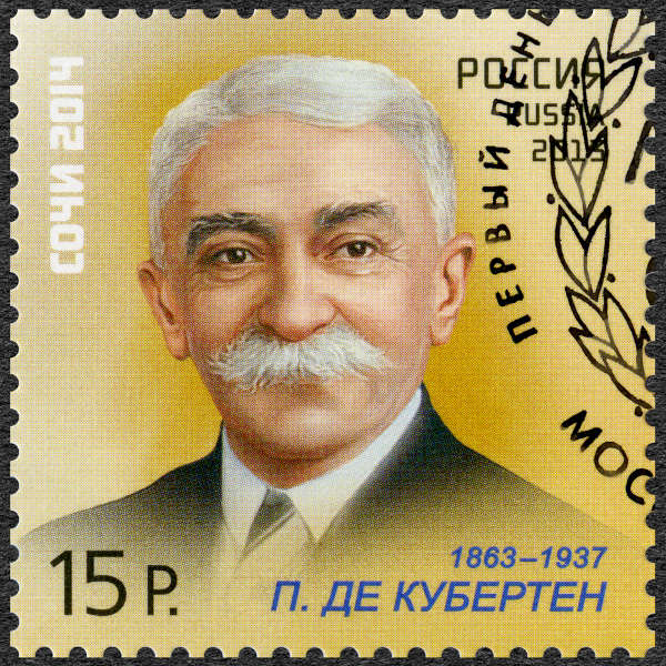 Homenagem ao Barão de Coubertin, ligado à criação do Comitê Olímpico Internacional, que levou ao Dia Olímpico (23 de junho).