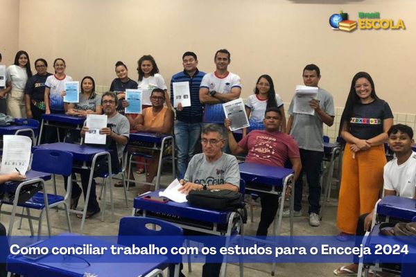 Estudantes do cursinho para o Encceja no Pará