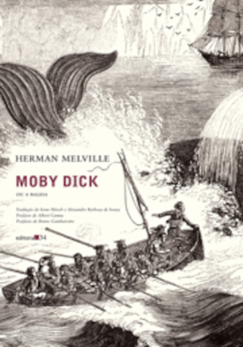 Capa do livro “Moby Dick” (Editora 34), de Herman Melville, um dos 30 melhores livros para ler.