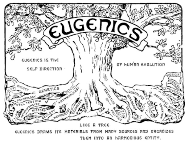 Cartaz de um congresso sobre eugenia.