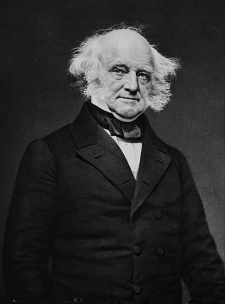 Retrato de Martin Van Buren, um dos presidentes dos Estados Unidos.