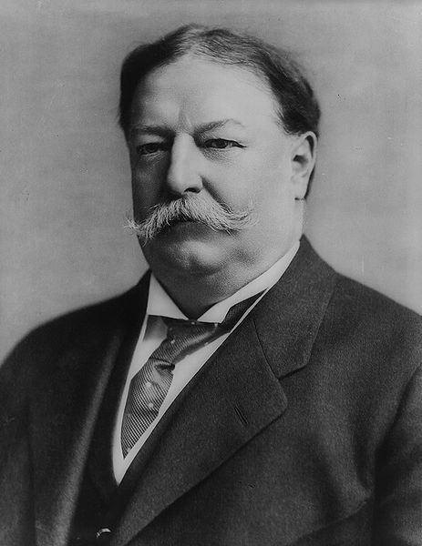 Retrato de William Howard Taft, um dos presidentes dos Estados Unidos.