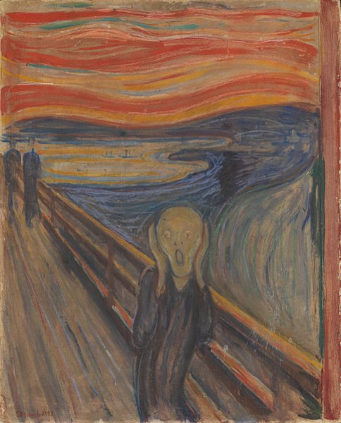 “O grito”, de Edvard Munch, exemplo de arte moderna.