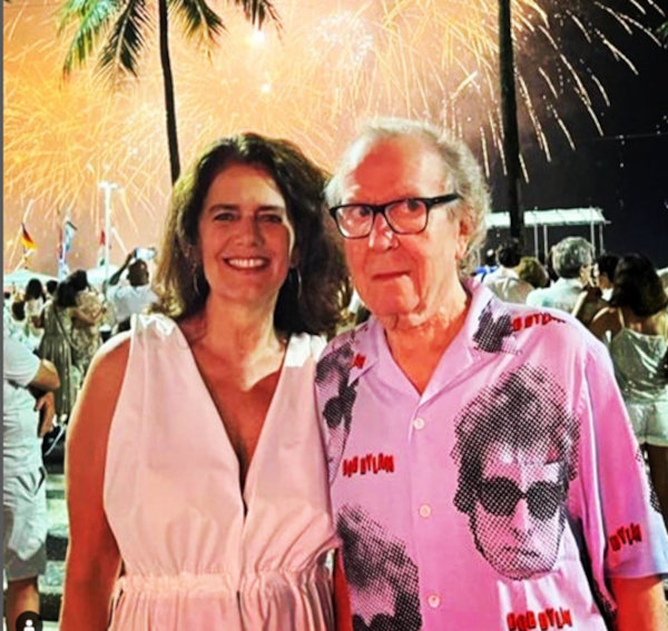 Washington Olivetto e sua esposa Patrícia Viotti.