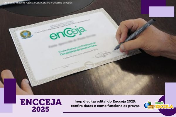 Diploma com o nome do Encceja