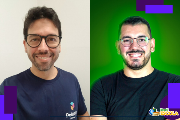 Murilo Medici Navarro da Cruz, à esquerda, e Junior Caetano, à direita