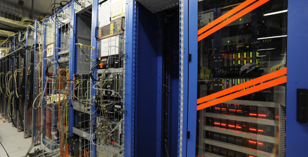Servidores do LHC, maior acelerador de partículas do mundo.