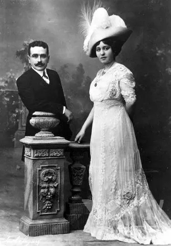 Getúlio Vargas e Darcy Sarmanho, sua esposa.