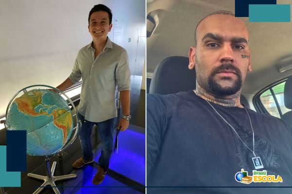 Professor Sebastian e Yuri Xavier