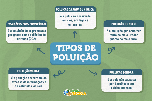 Mapa mental sobre os tipos de poluição. [imagem_principal]