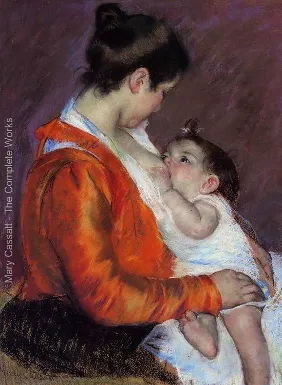 Mãe amamentando o filho