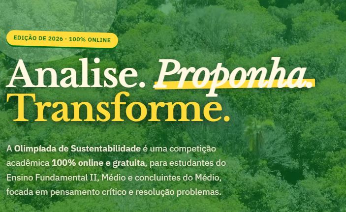 Campanha da Olimpíada de Sustentabilidade 2026 