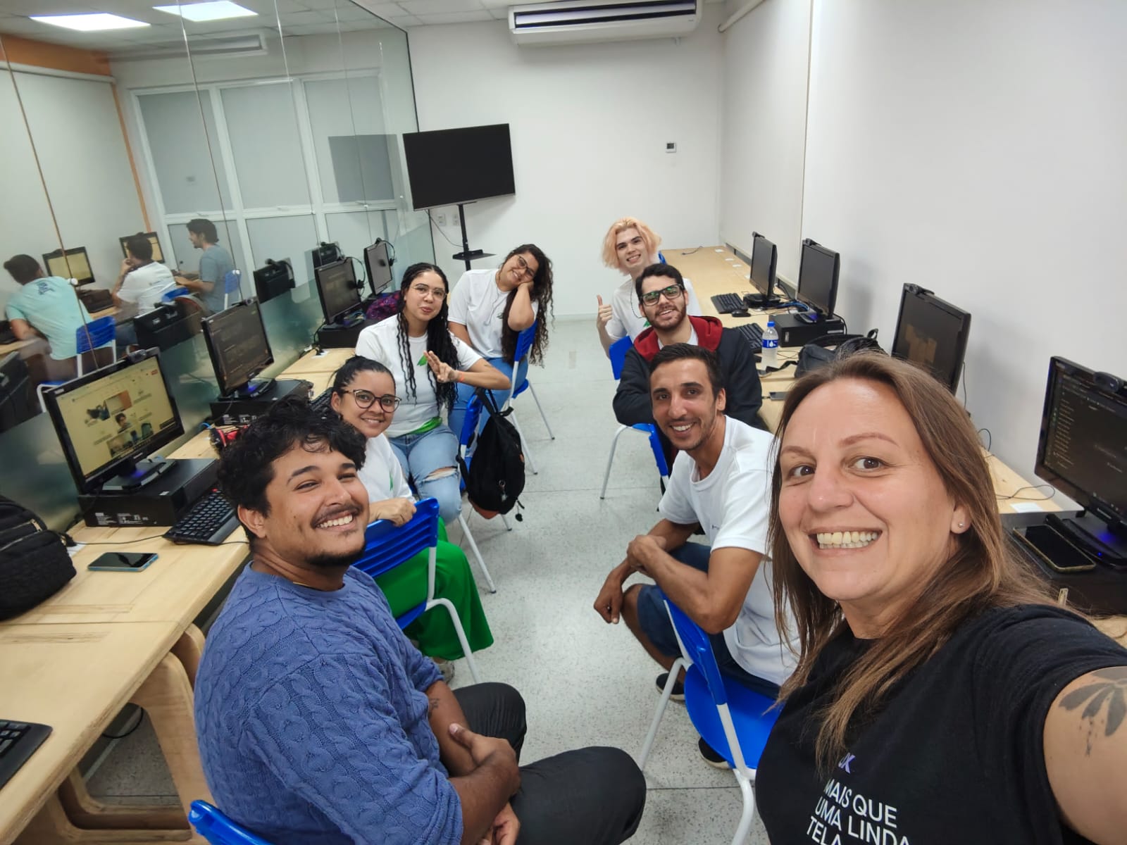 Estudantes do curso