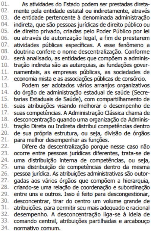 Parte 1 de um texto de questão da FAURGS sobre monossílabos.