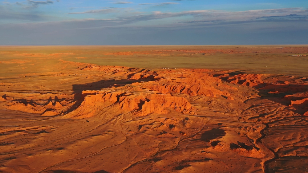 Paisagem do Deserto de Gobi. 