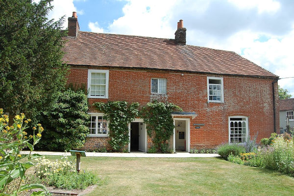 Museu Casa de Jane Austen, localizado em Chawton, na Inglaterra, uma homenagem à autora de “Orgulho e preconceito”.