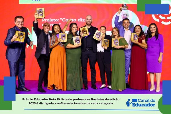 Vencedores da edição de 2024 do Prêmio Educador Nota 10.