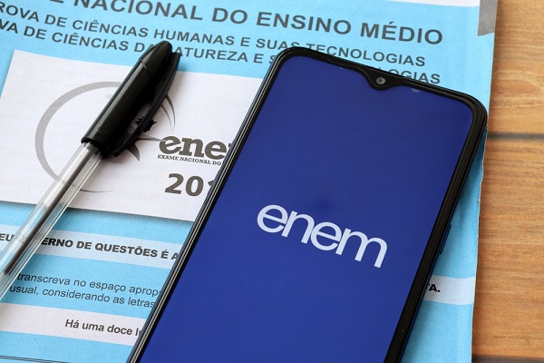Caderno de provas do Enem