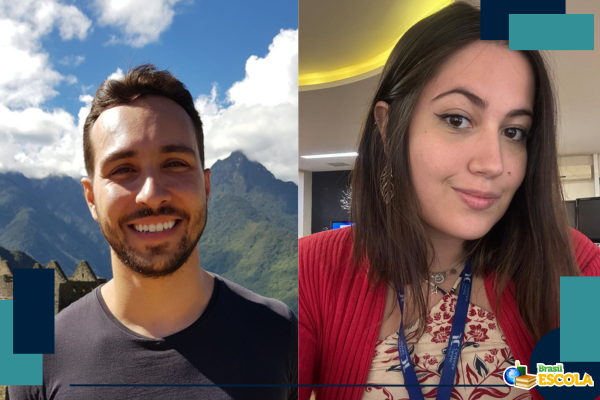 Alexandre Fernandes, à esquerda, Sarah Gandra, à direita
